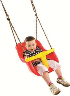 Babyzitje Luxe Premium Rood-Geel PP touwen 