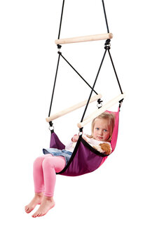 Kinderhangstoel Kids Swinger Roze/Paars sfeer zonder achtergrond