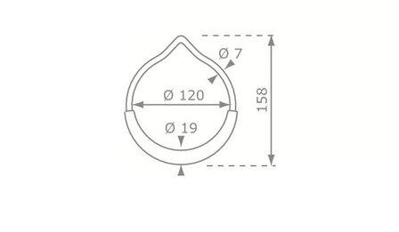 Ringenset Metaal met kunststof grepen afmetingen