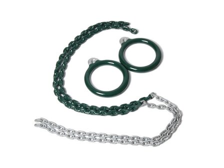 Ringen set Aluminium Groen