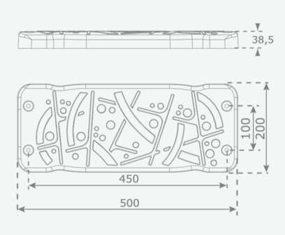 Afmetingen Extra Lang Curve 