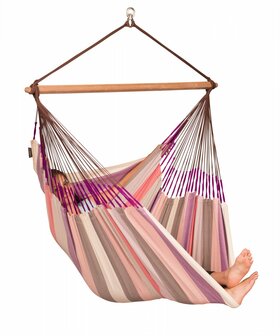 Hangstoel Lounger Domingo Plum