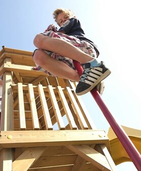 Speeltoren Crazy Climber brandweer-stang