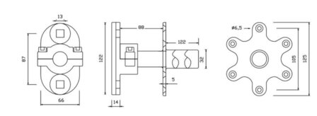 Afmetingen Balanceebalk element