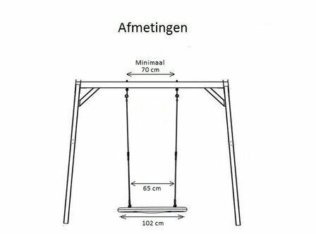 afmetingen nest schommel