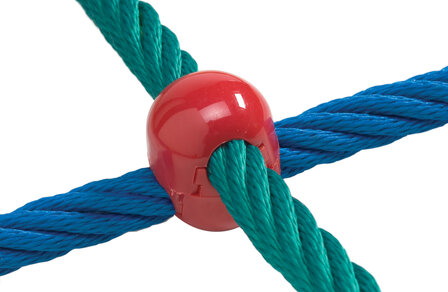 Kruisverbinding voor gewapend touw Rood