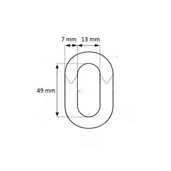 hang stoel verzinkte 7 mm (bestelbaar in verschillende lengtes)