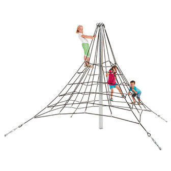 Net Piramide in gewapend touw