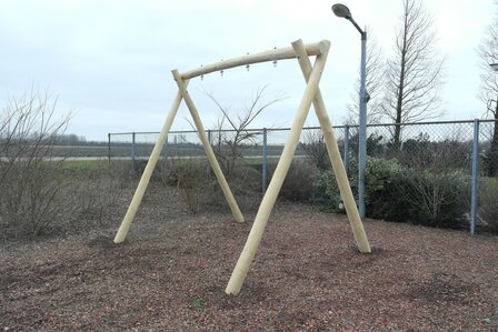 Robinia Houten Schommel op maat inground