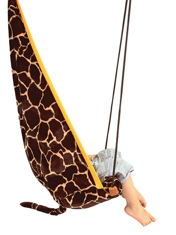 Kinderhangstoel Giraffe zijkant sfeer