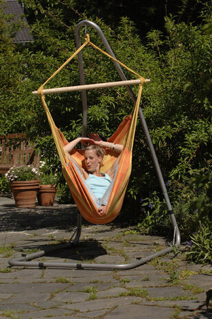 Hangstoel Relax Orange buiten