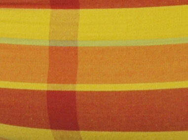 Hangstoel Brasil Papaya detail doek