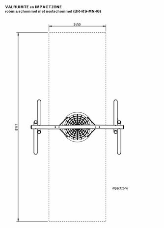 Houten Schommel Robinia met Nestschommel Premium Openbaar