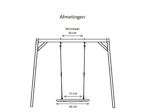 Afmetingen Multi Kids schommel L