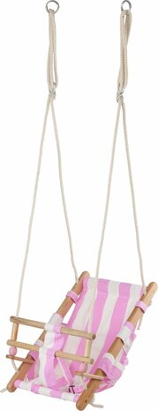 Babyzitje Beach Roze/Wit Premium