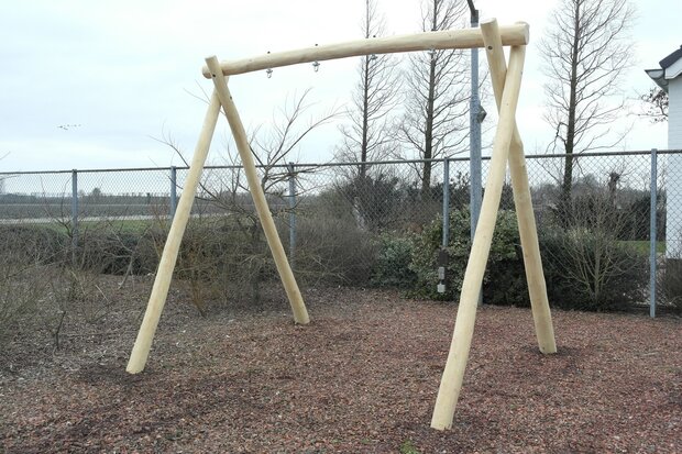 Robinia Houten Schommel op maat inground